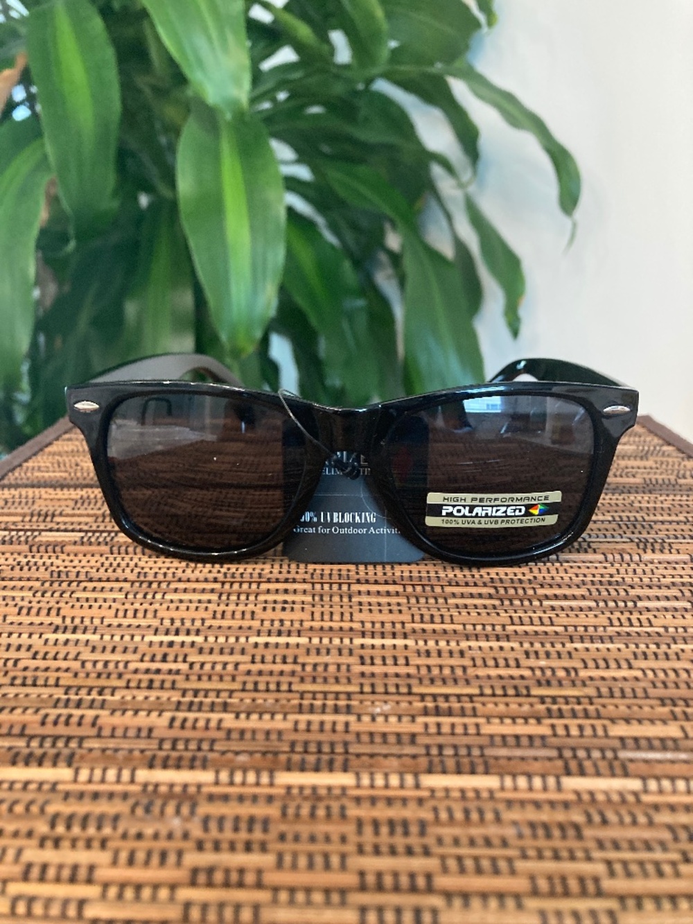 Shinny Black Classic Polarized Unisex Sunglasses